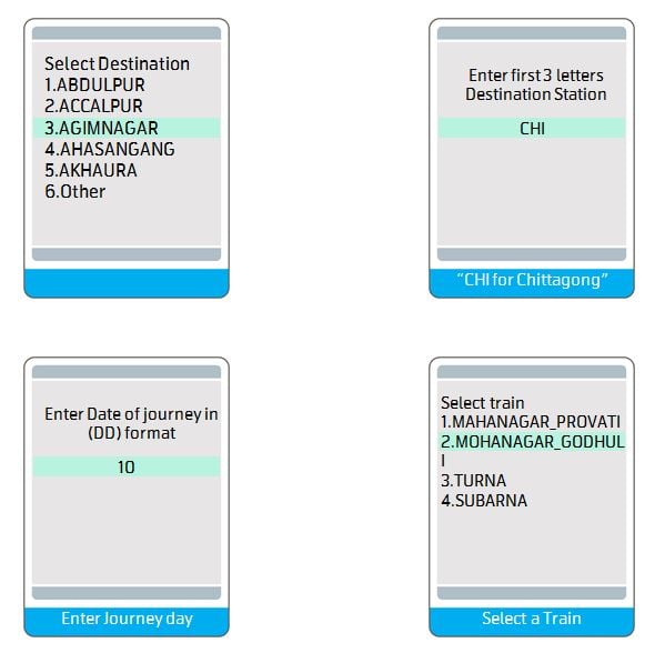 Grameenphone Train Ticket Purchase