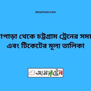 Noapara To Chittagong Train Schedule With Ticket Price