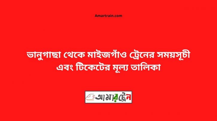 Vanugacha To Maijgaon Train Schedule With Ticket Price