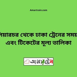Kuliarchar To Dhaka Train Schedule With Ticket Price 22 Kuliarchar Bazar To Dhaka Train Schedule With Ticket Price