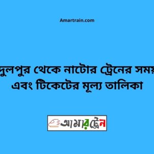 Abdulpur To Natore Train Schedule With Ticket Price