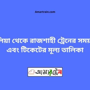 Dublia To Rajshahi Train Schedule With Ticket Price