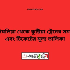 Chandradighalia To Kushtia Train Schedule With Ticket Price