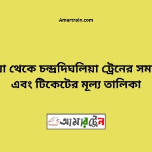 Kushtia To Chandradighalia Train Schedule With Ticket Price