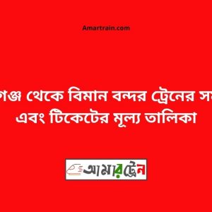 Mohangonj To Biman bandor Train Schedule With Ticket Price