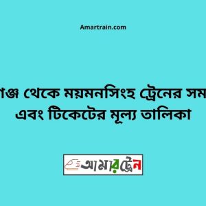 Shyamgonj To Mymensingh Train Schedule With Ticket Price