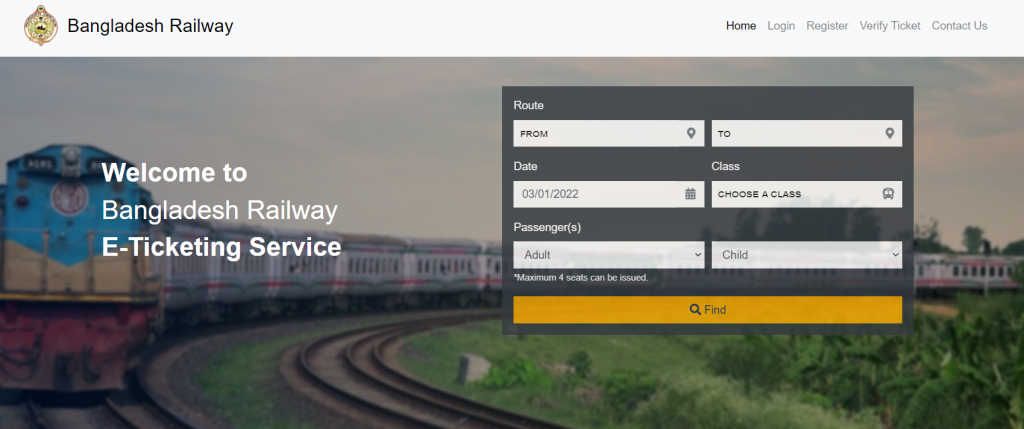 Bangladesh Railway E-ticketing Service