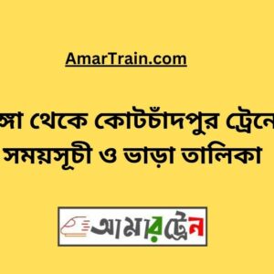 Bhanga To Kotchandapur Train Schedule With Ticket Price