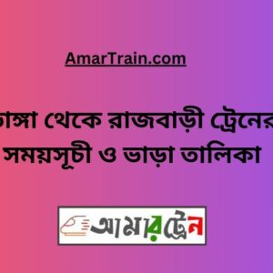Bhanga To Rajbari Train Schedule With Ticket Price