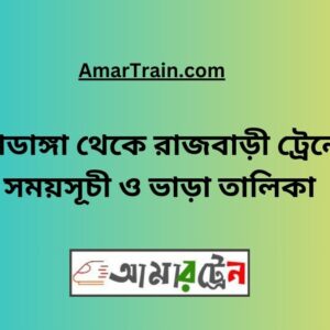 Chuadanga To Rajbari Train Schedule With Ticket Price