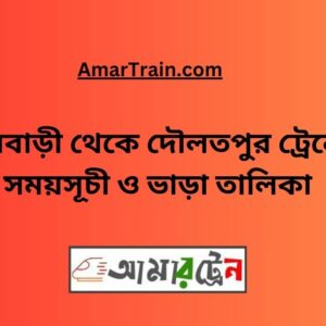 Fulbari To Daulatpur Train Schedule With Ticket Price