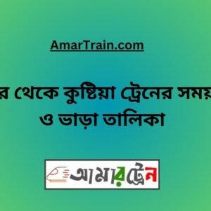 Jessore To Kushtia Train Schedule With Ticket Price