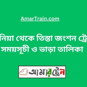 KauniaTo Teesta Junction Train Schedule With Ticket Price