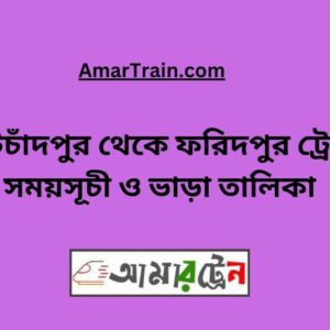 Kotchandapur To Faridpur Train Schedule With Ticket Price