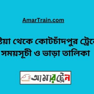 Kushtia To Kotchandapur Train Schedule With Ticket Price