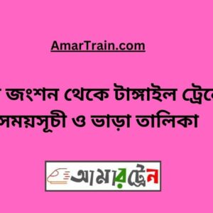 Teesta Junction To Tangail Train Schedule With Ticket Price