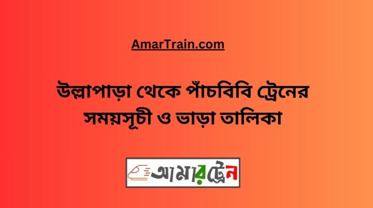 Ullapara To Pachbibi Train Schedule With Ticket Price