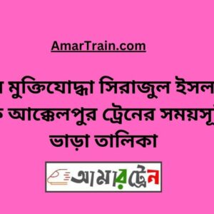 B Sirajul Islam To Akkelpur Train Schedule With Ticket Price