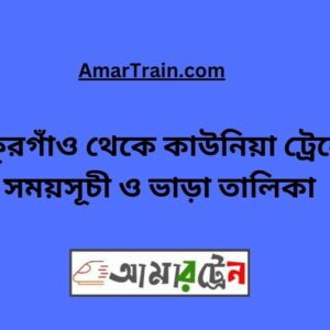 Thakurgaon To Kaunia Train Schedule With Ticket Price