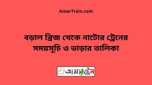 BoralbridgeTo Natore Train Schedule With Ticket Price